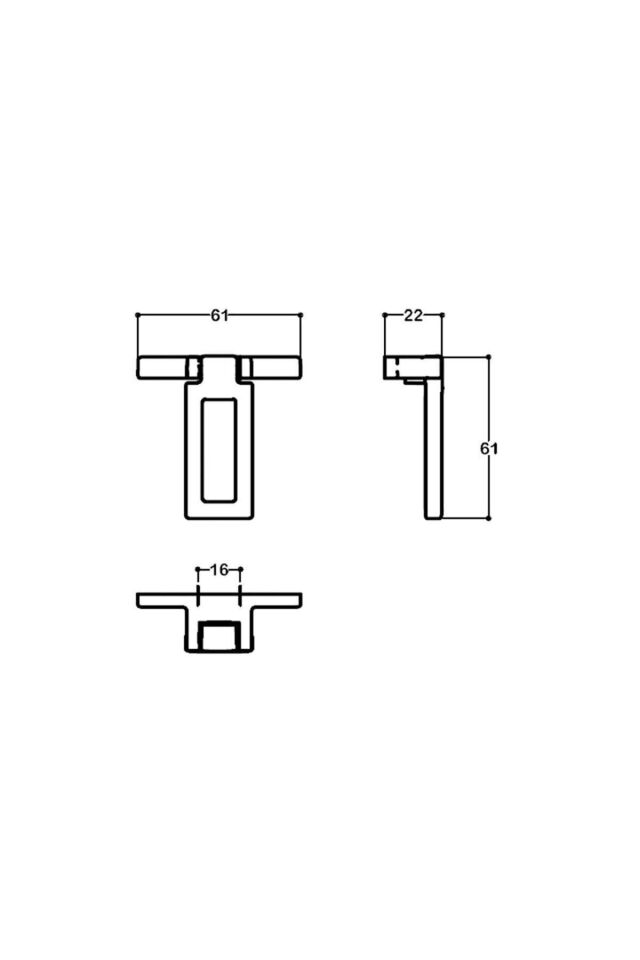 System 24 mm Gold Renk Sarkaç Kulp (SY4633 0024 GL-GL)
