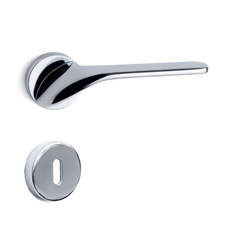 System PALMA Rozetli Kapı Kolu Krom Renk (HA154RO12 CR)