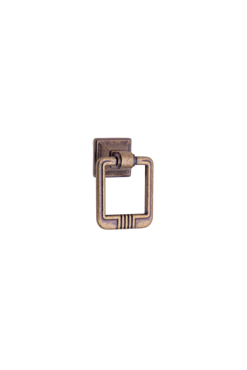 System 3211 Antik Sarı Sarkaç Kulp 42 mm
