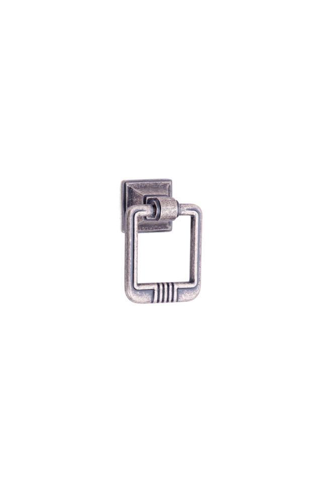 System 3211 Antik Gümüş Sarkaç Kulp 42 mm
