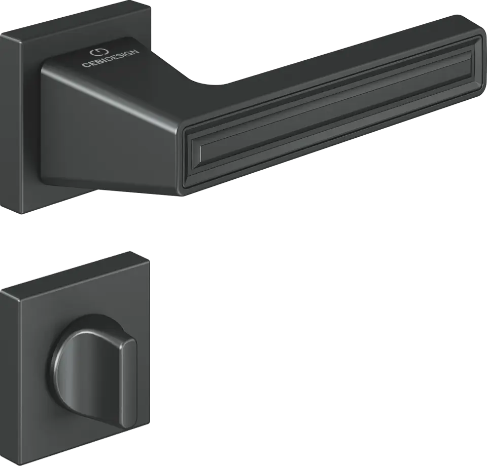 Çebi C5294 Groove Artline Kapı Kolu PC27 (Antrasit Saten) - WC