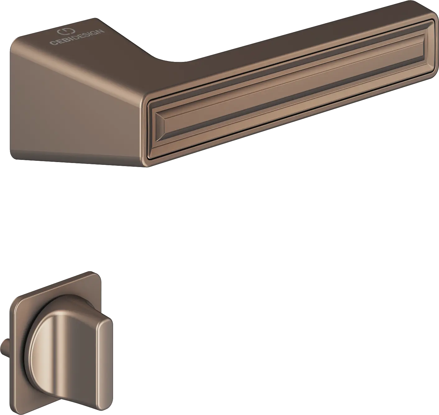 Çebi C5294 Groove Artline Kapı Kolu PC29 (Metalik Bronz) - WC