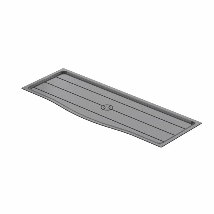 Plastik Tepsi 700 mm Antrasit