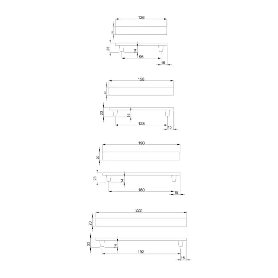 Vista D’oro Palmira Çekmece Kulp Sarı Oksit