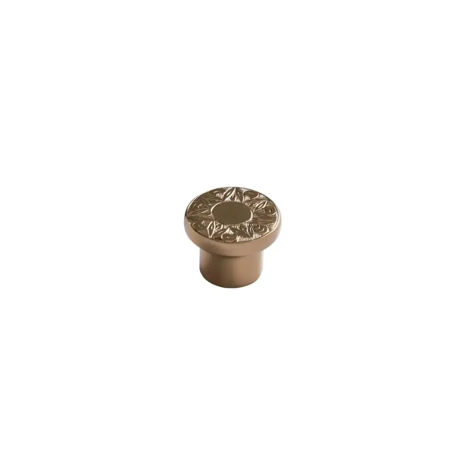 Vista D’oro Çizgili Düğme Kulp – Krom