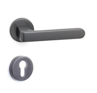 System MARVEL Rozetli Kapı Kolu Füme Renk (HA210RO12 BBN)