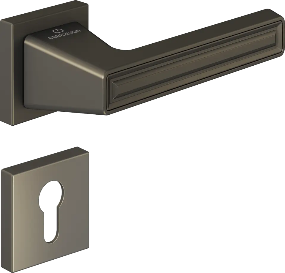 Çebi C5294 Groove Artline Kapı Kolu PC36 (Metalik Kahve) - Yale