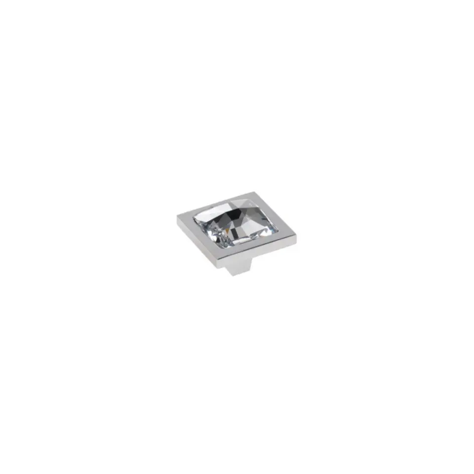 Vista D’oro Tria Swarovski Düğme Kulp No:2 – Krom