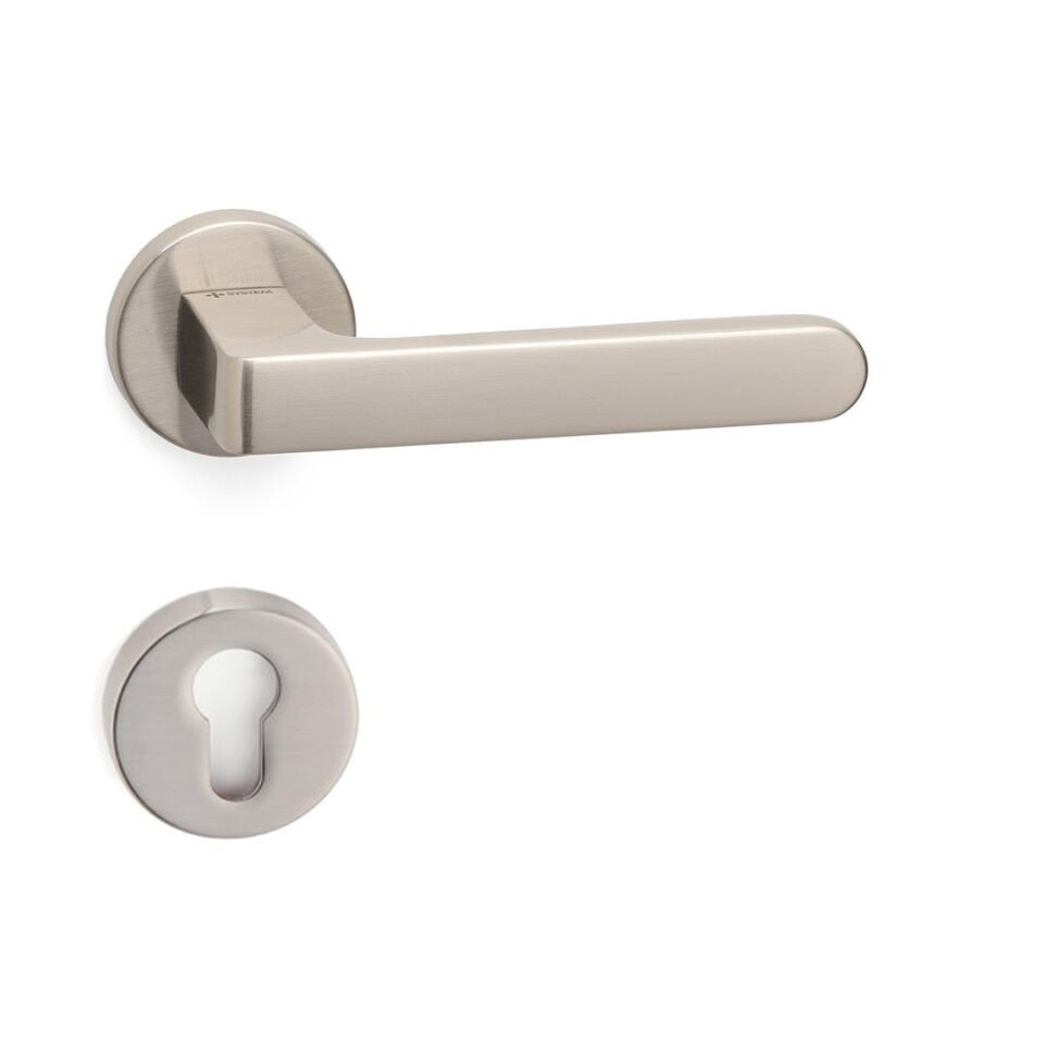 System MARVEL Rozetli Kapı Kolu Nikel Saten Renk (HA210RO12 NB) Yale