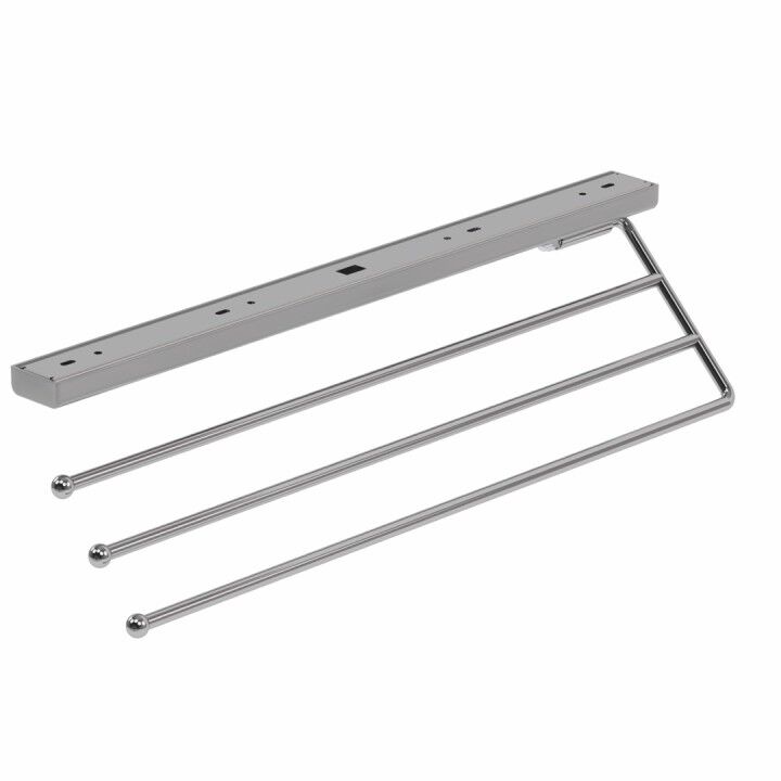Raylı Havluluk  1 Bölmeli Krom - 3 Bölmeli