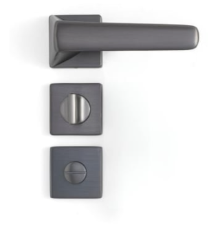 System CONCORDIA Rozetli Kapı Kolu Füme Renk (HA177RO11 BBN) WC