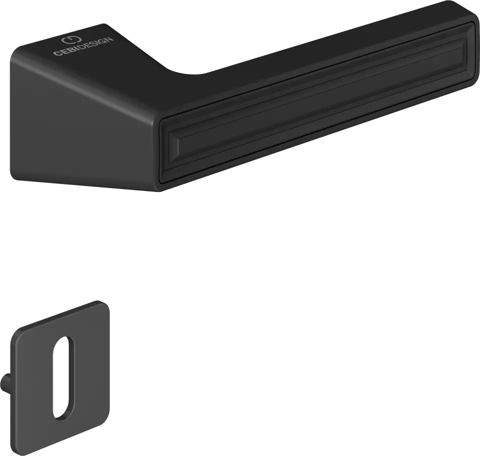 Çebi C5294 Groove Artline Kapı Kolu Oda - PC24 (Mat Siyah)