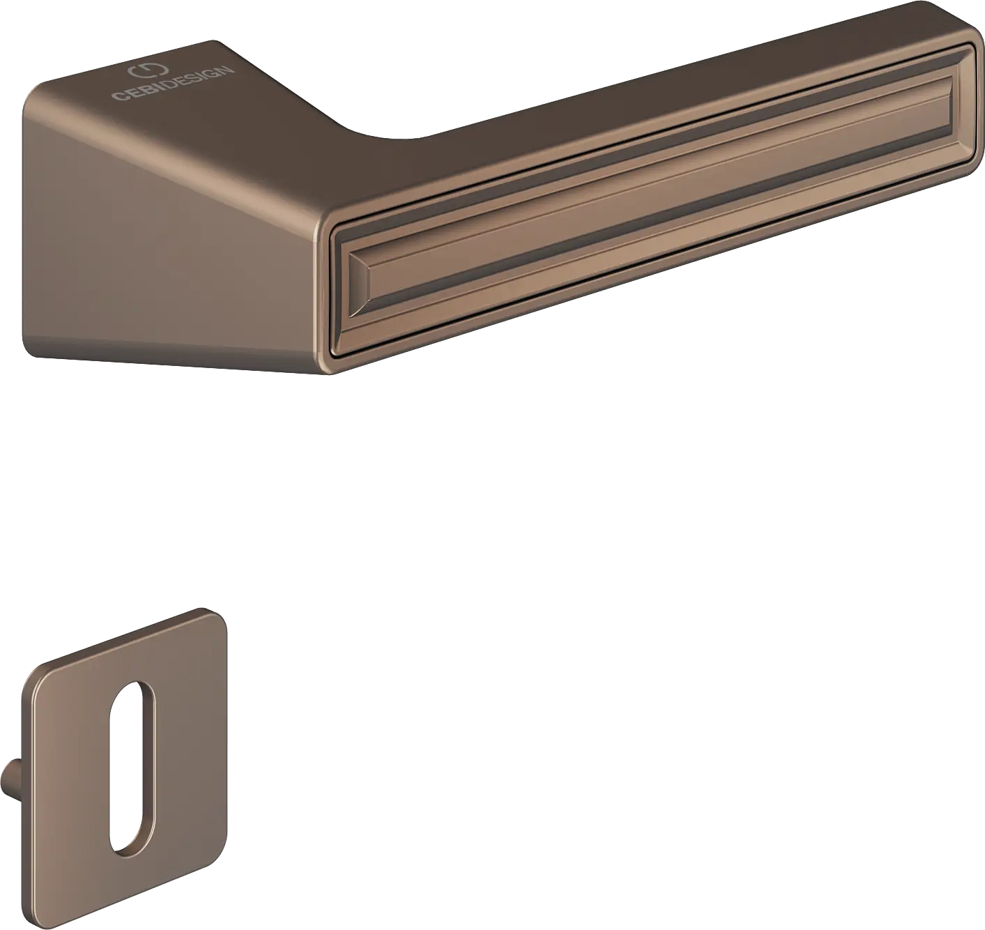 Çebi C5294 Groove Artline Kapı Kolu Oda - PC29 (Metalik Bronz)