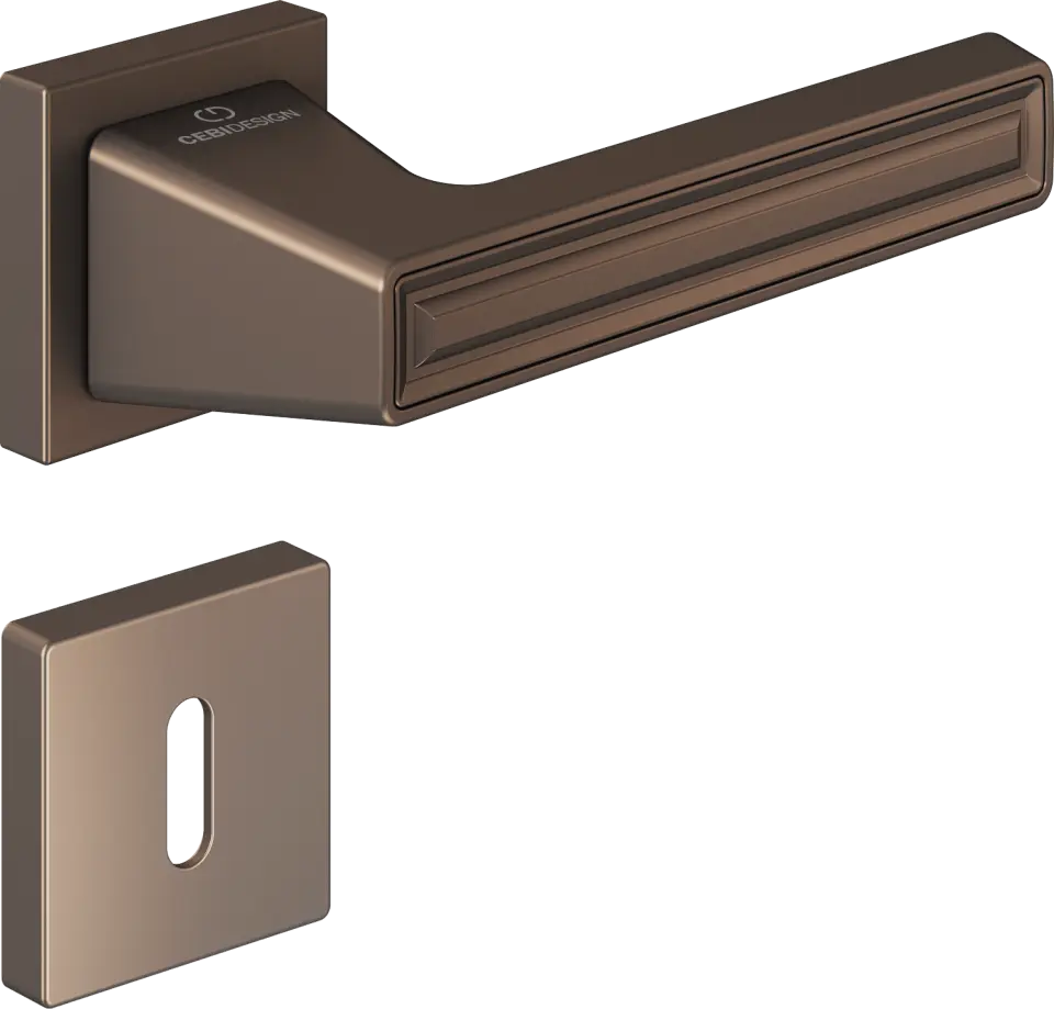Çebi C5294 Groove Artline Kapı Kolu Oda - PC29 (Metalik Bronz)