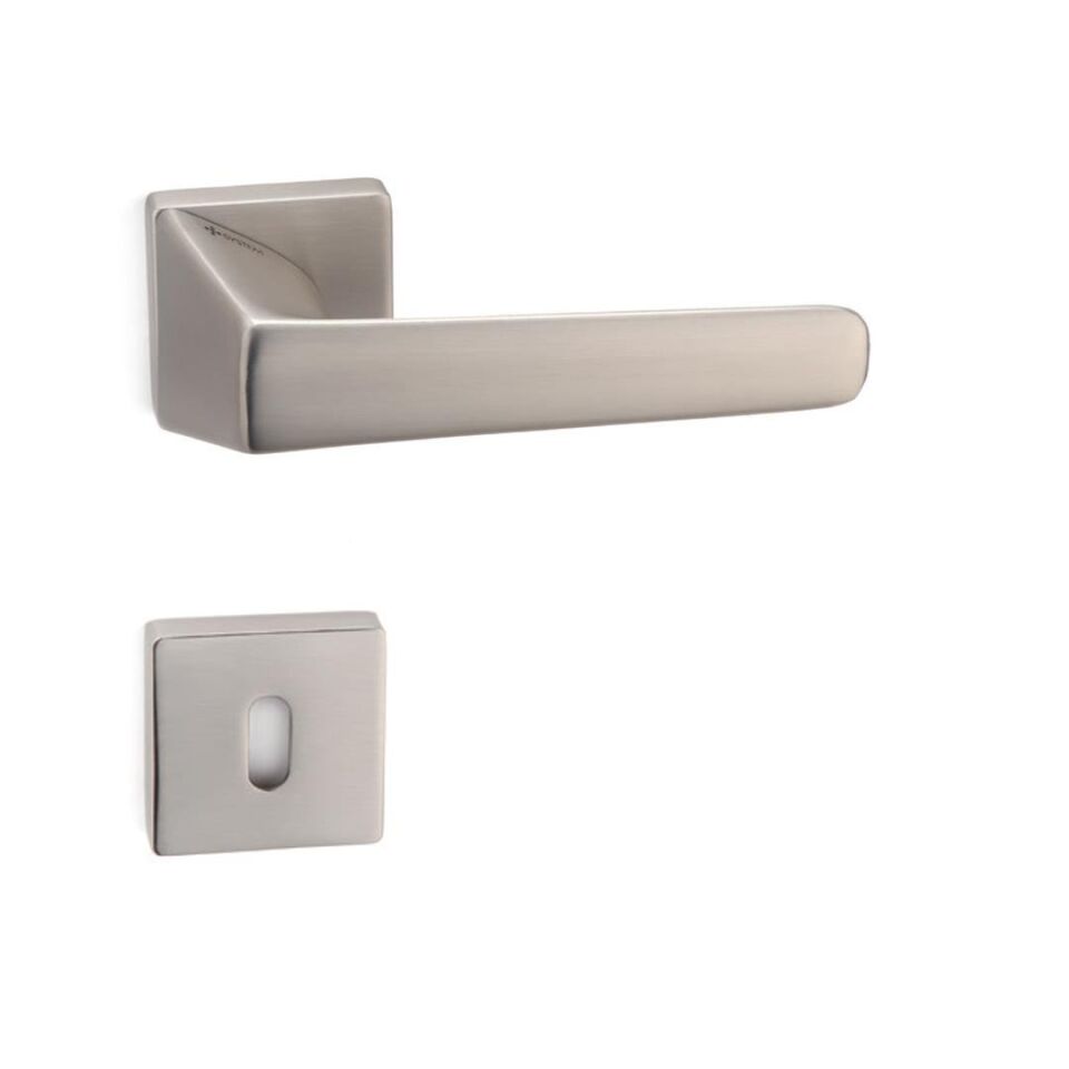 System CONCORDIA Rozetli Kapı Kolu Nikel Saten Renk (HA177RO11 NB) Oda