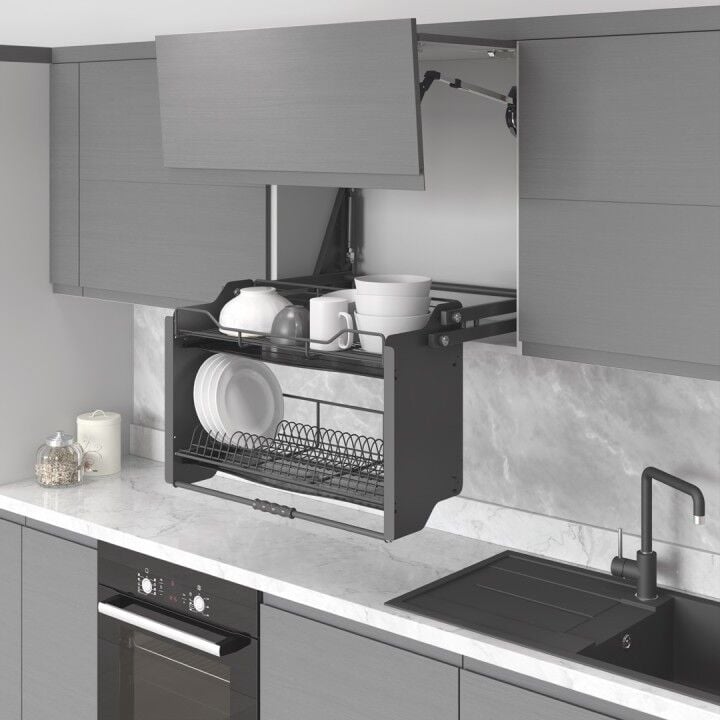 İki Katlı Raf Asansörü (Tepsili) 700 mm