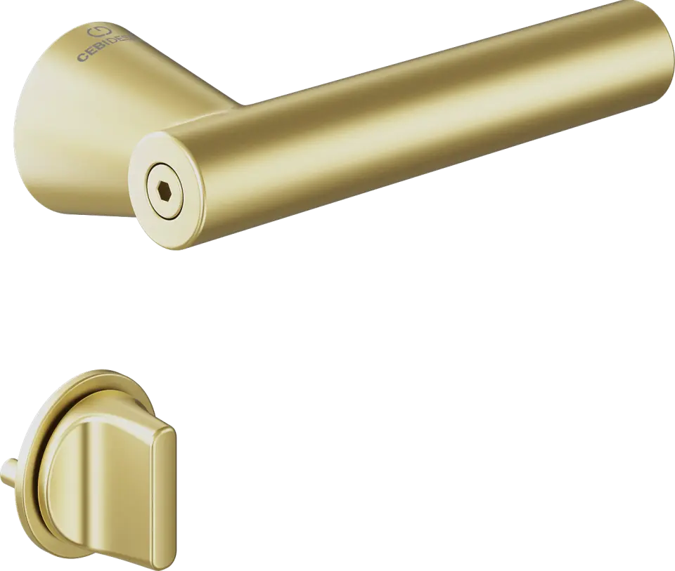 Çebi C5291 Pencil Artline Kapı Kolu PC35 (Mat Pirinç) - WC