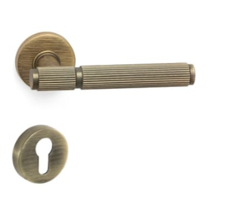 System PIXAR-L Rozetli Kapı Kolu Antik Renk (HA216LRO12 ABM)