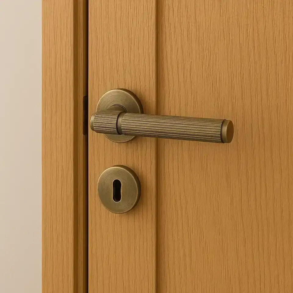 System PIXAR-L Rozetli Kapı Kolu Antik Renk (HA216LRO12 ABM) Yale