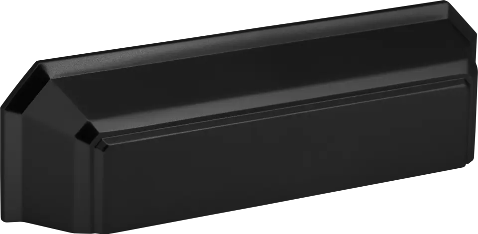 Çebi A1168 MP24 Mat Siyah Çanak Mobilya Kulpu 64 mm