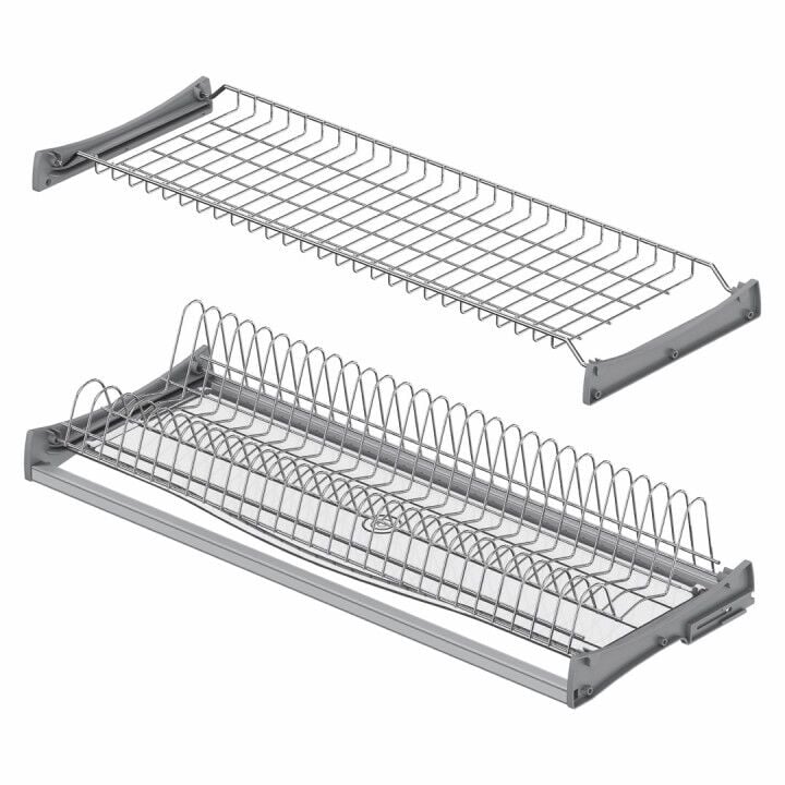 Alüminyum Profil Tepsili Tabaklık - Bardaklık Seti 900 mm