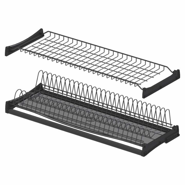 Plastik Tepsili Tabaklık - Bardaklık Seti 700 mm