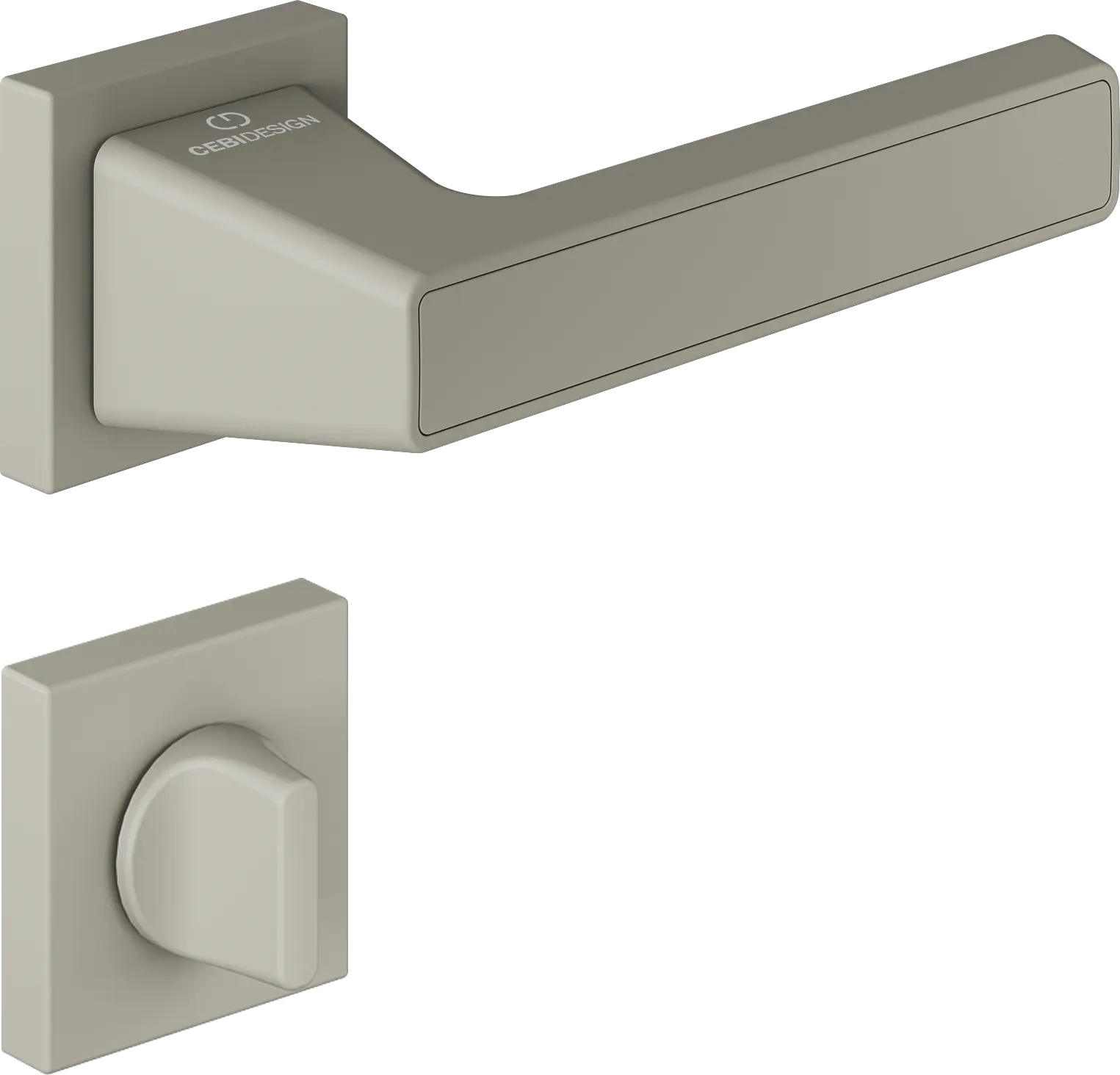 Çebi C5292 Pure Artline Kapı Kolu PC04 (Mat İnoks) - WC
