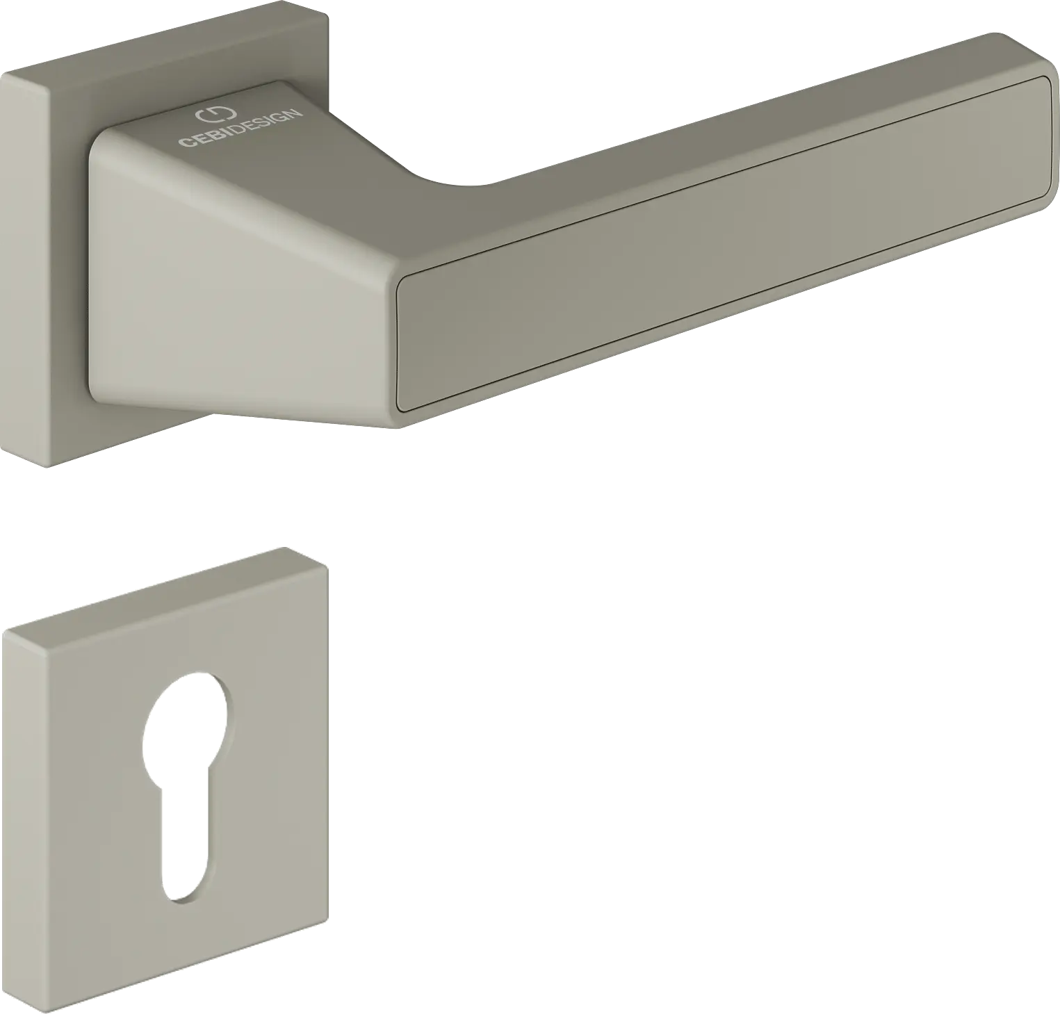 Çebi C5292 Pure Artline Kapı Kolu PC04 (Mat İnoks) - Yale