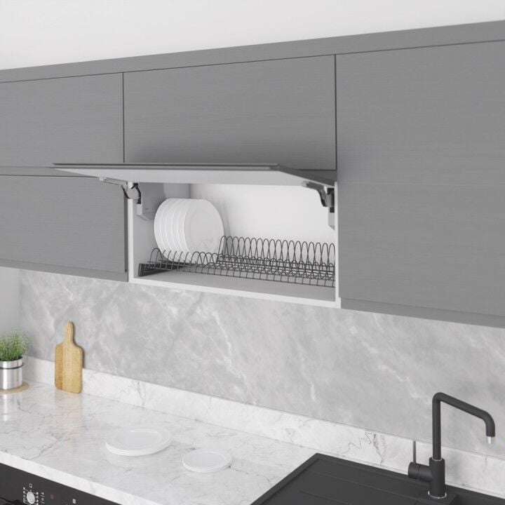 Yüksek Bölmeli Tabak Rafı 600 mm