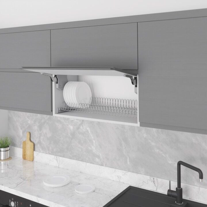 Yüksek Bölmeli Tabak Rafı 600 mm