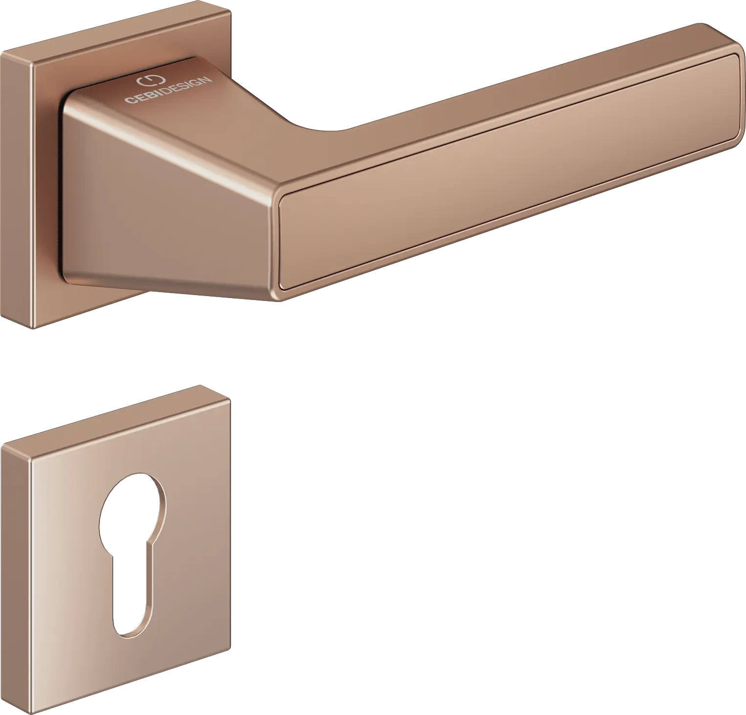 Çebi C5292 Pure Artline Kapı Kolu PC13 (Rose) - Yale