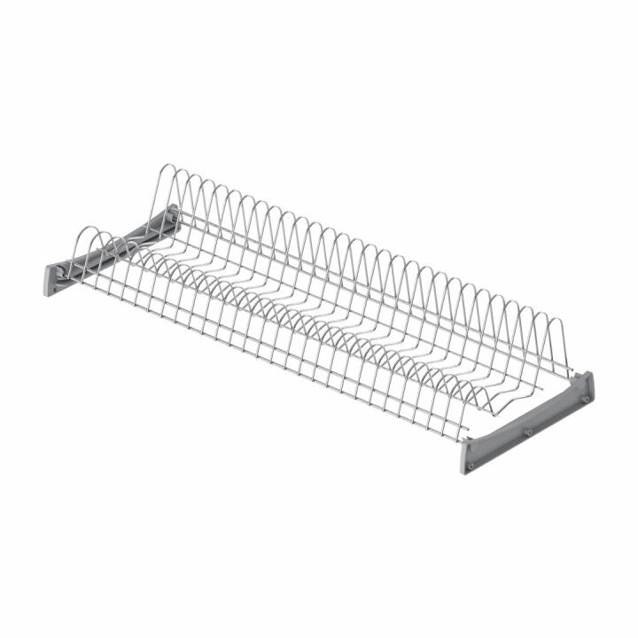 Yüksek Bölmeli Tabak Rafı 600 mm Crom