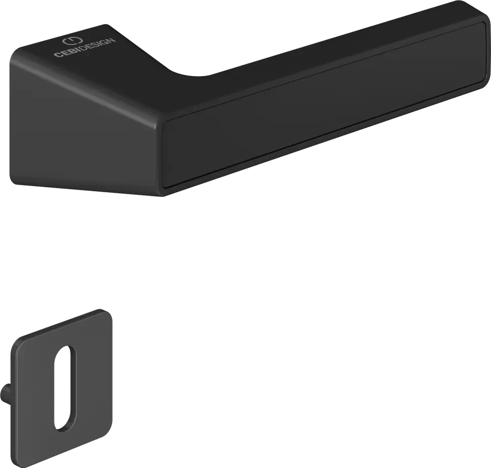 Çebi C5292 Pure Artline Kapı Kolu Oda - PC24 (Mat Siyah)