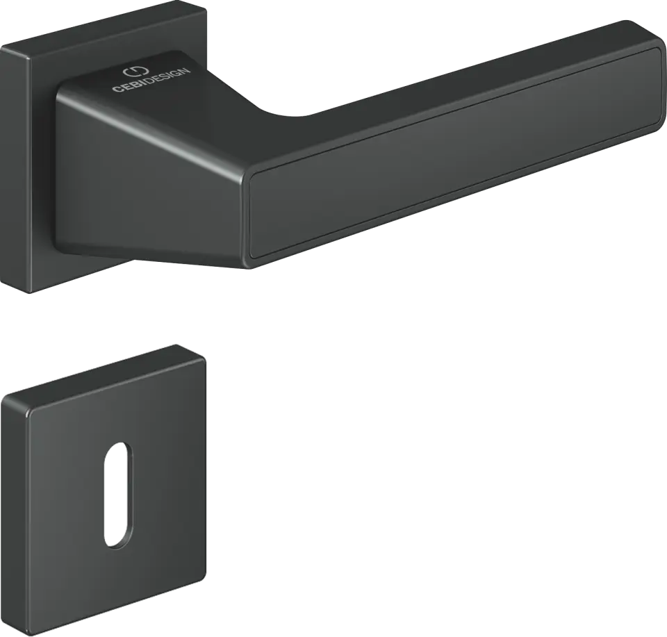 Çebi C5292 Pure Artline Kapı Kolu Oda - PC27 (Antrasit Saten)