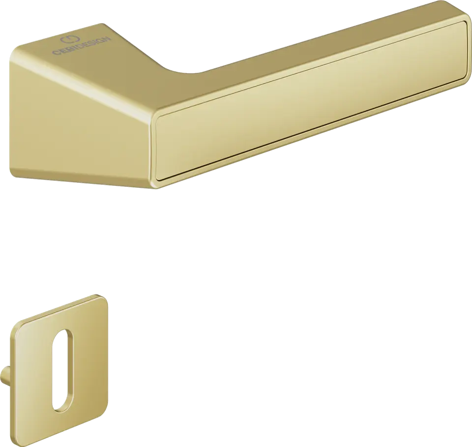 Çebi C5292 Pure Artline Kapı Kolu Oda - PC35 (Mat Pirinç)