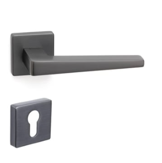 System VISION Rozetli Kapı Kolu Füme Renk (HA207RO11 BBN)