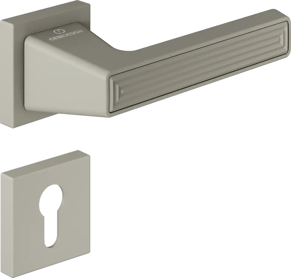 Çebi C5295 Stria Artline Kapı Kolu PC04 (Mat İnoks) - Yale