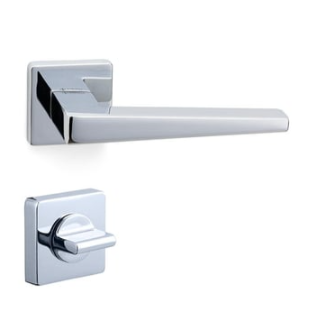 System VISION Rozetli Kapı Kolu Krom Renk (HA207RO11 CR) WC