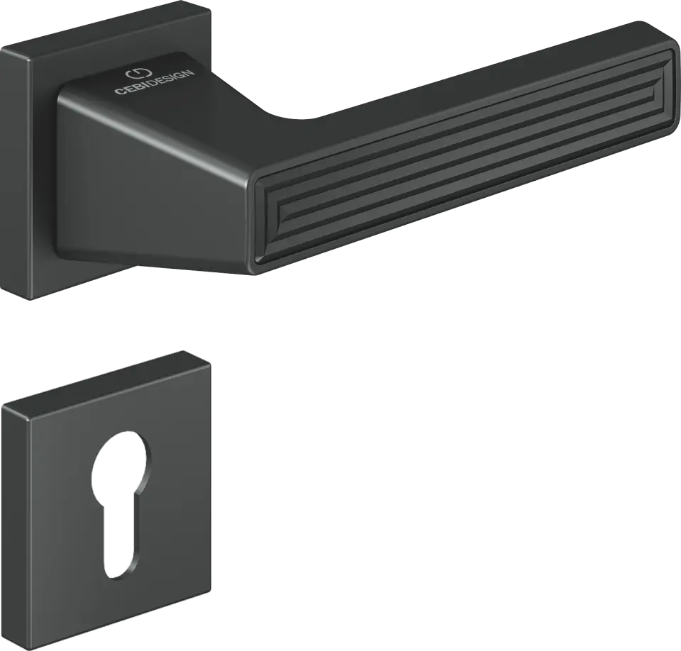 Çebi C5295 Stria Artline Kapı Kolu PC27 (Antrasit Saten) - Yale