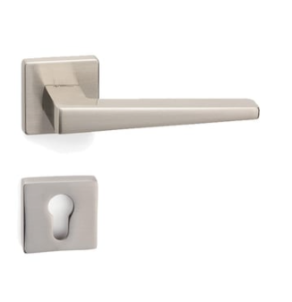 System VISION Rozetli Kapı Kolu Nikel Saten Renk (HA207RO11 NB) Yale