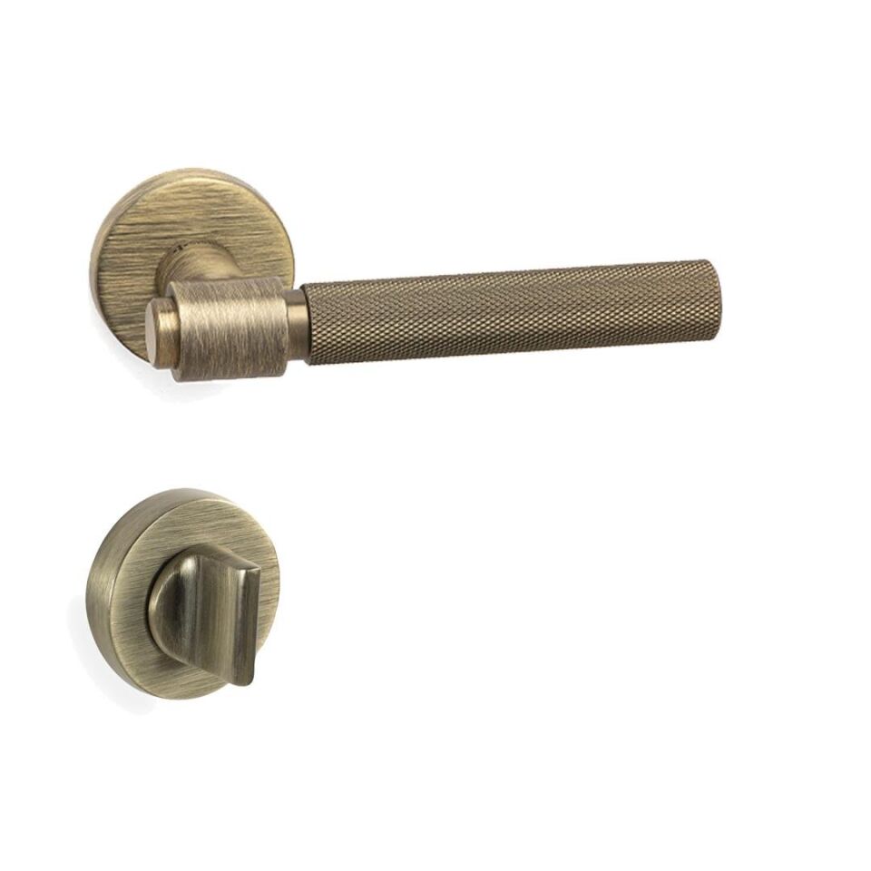 System AXES-T Rozetli Kapı Kolu Antik Renk (HA188TRO12 ABM)