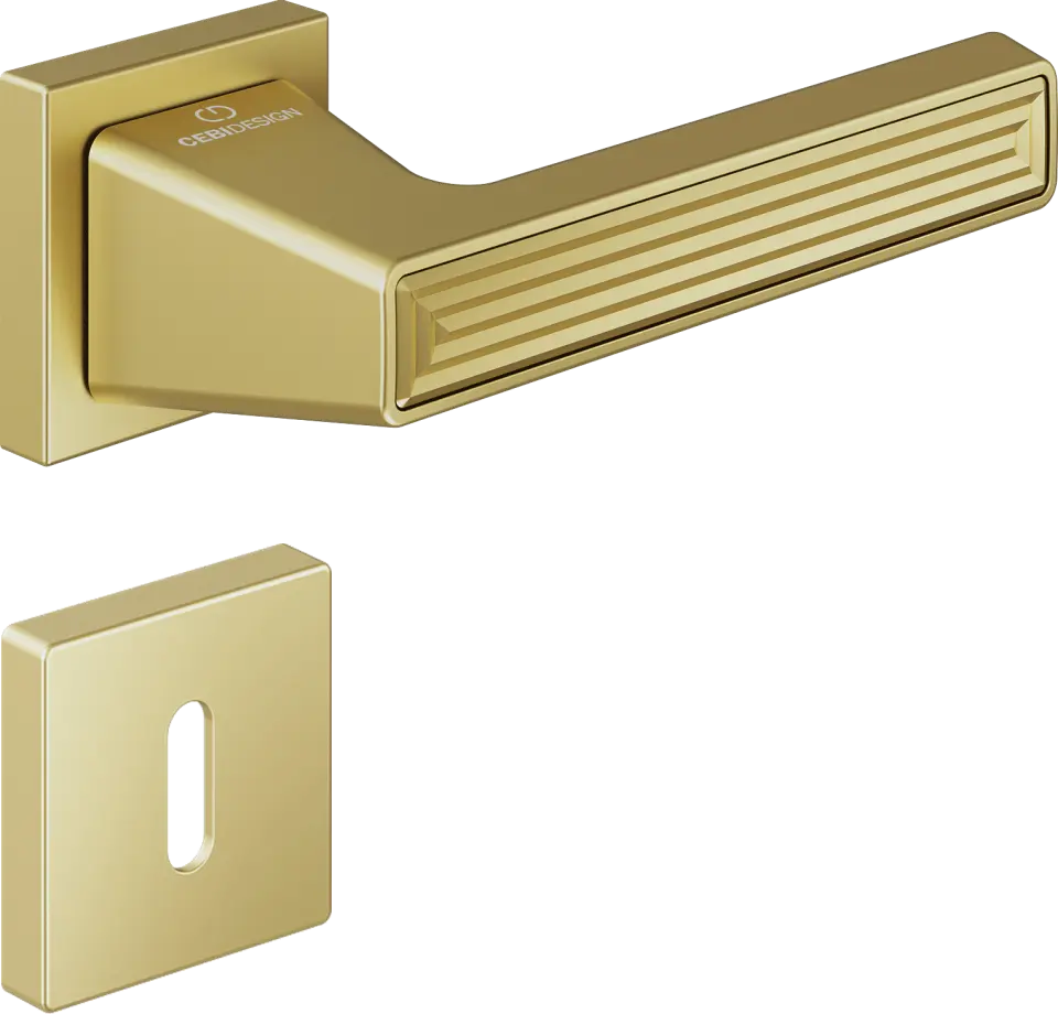 Çebi C5295 Stria Artline Kapı Kolu Oda - PC35 (Mat Pirinç)