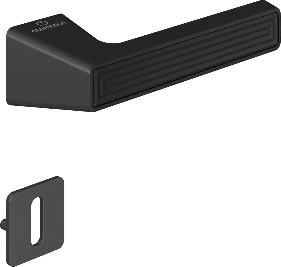 Çebi C5295 Stria Artline Kapı Kolu Oda - PC24 (Mat Siyah)