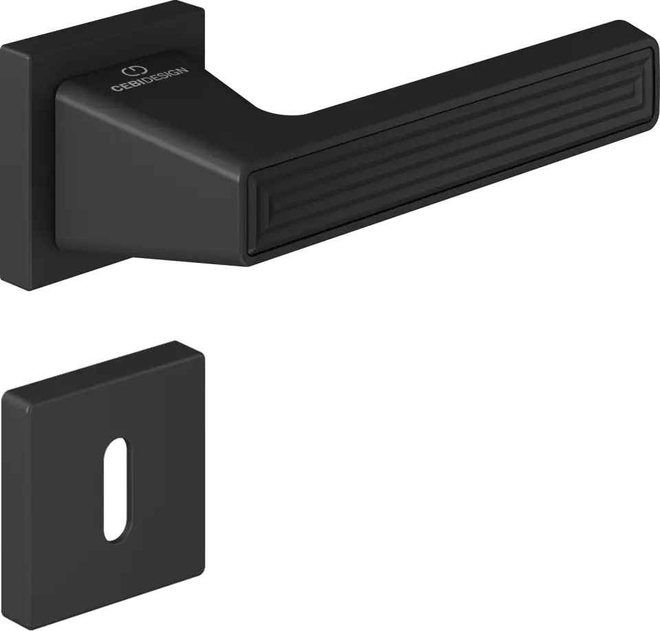 Çebi C5295 Stria Artline Kapı Kolu Oda - PC24 (Mat Siyah)