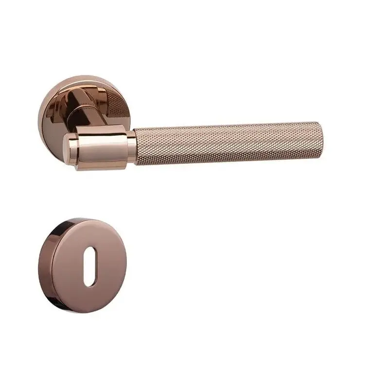 Axes-T Rozetli Kapı Kolu Takımı Rose Renk