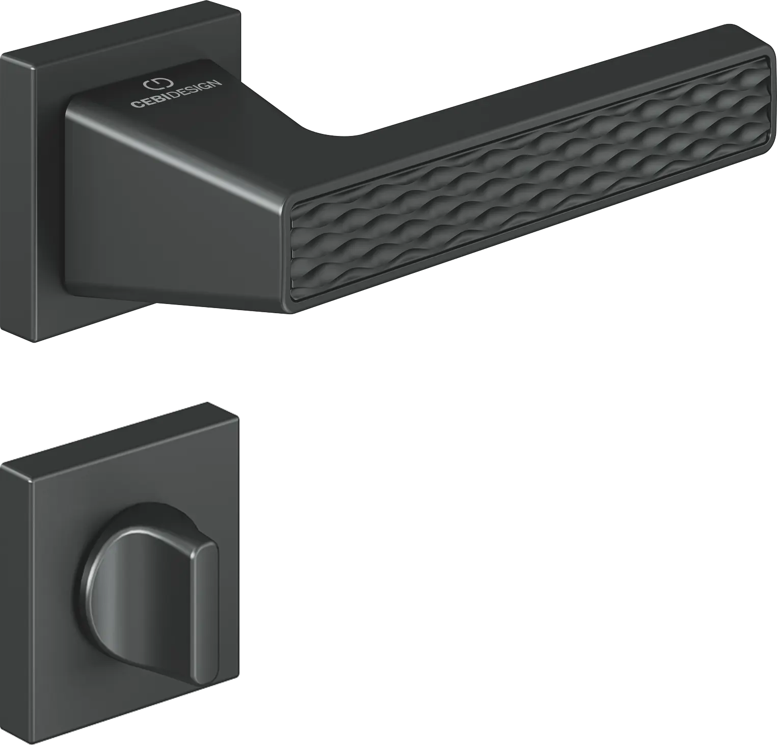 Çebi C5296 Wave Artline Kapı Kolu PC27 (Antrasit Saten) - WC