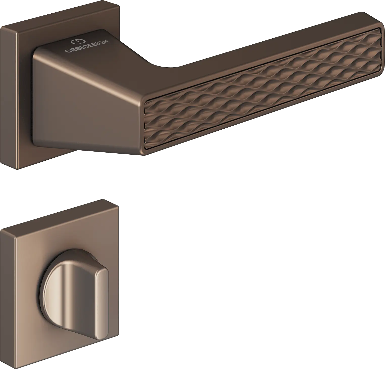 Çebi C5296 Wave Artline Kapı Kolu PC29 (Metalik Bronz) - WC