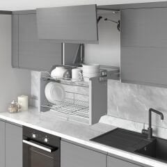 İki Katlı Raf Asansörü (Tepsili) 600 mm