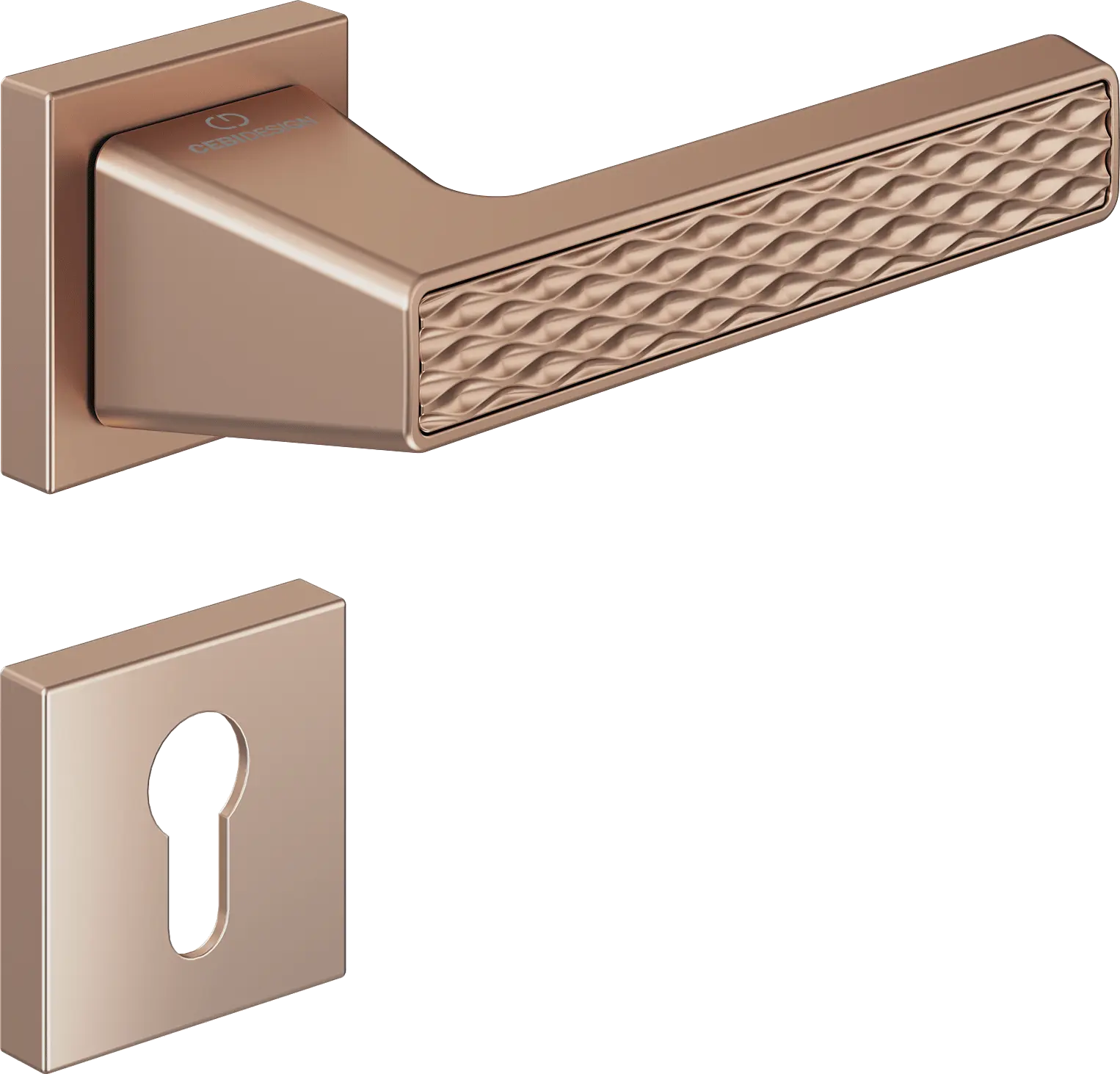 Çebi C5296 Wave Artline Kapı Kolu PC13 (Rose) - Yale