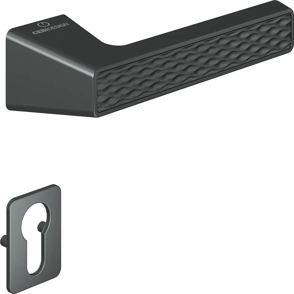 Çebi C5296 Wave Artline Kapı Kolu PC27 (Antrasit Saten) - Yale